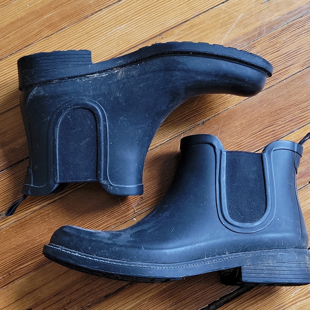 Madewell Chelsea Rainboots black 9